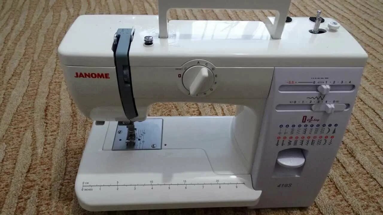 Машинка janome обзор. Janome 419s / 5519. Швейная машина Janome 5519. Janome швейная машина 419s Janome. ДНС швейная машинка Janome 5519.