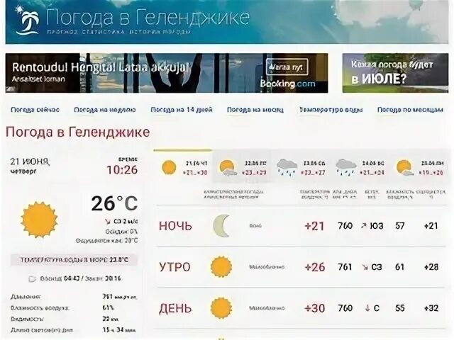 Температура в геленджике на неделю точный