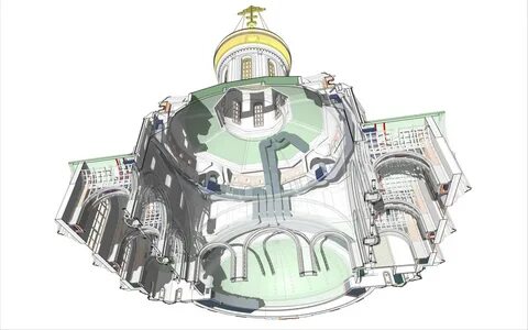 Круглое возвышение в центре храма на котором