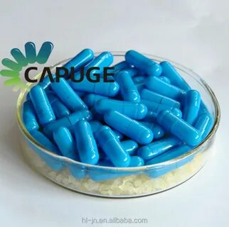 Капсулы голубого цвета