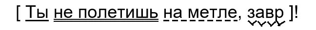 Схема предложения ты не полетишь на метле завр. Составь схему ты не полетишь на метле завр. Составь схему предложения ты не полетишь завр. Составь схему предложения ты полетишь на метле завр. Схему предложения на ты полетишь на завр