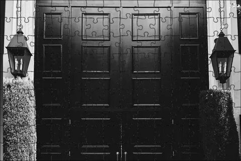 Black door