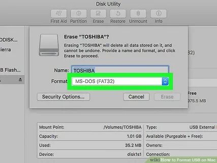 Формат записи usb