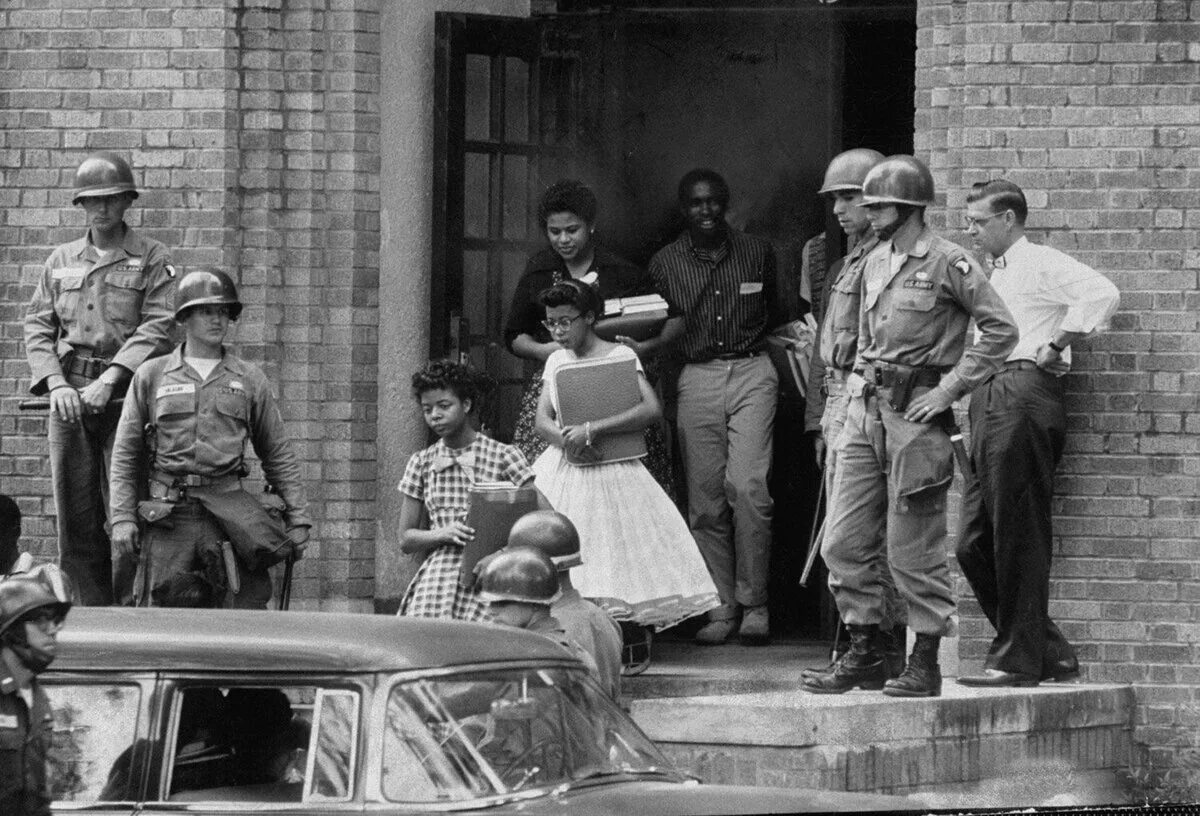 Литтл-рок 1957. Девятка из Литл-рока. Little Rock Nine“, 1957 год. 24 Сентября 1957 Литтл рок. История чернокожих