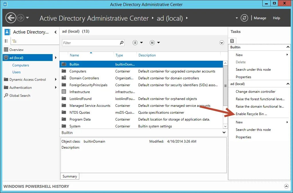 Active Directory Administrative Center. Ad администрирование. Центр администрирование Active Directory Windows Server 2016. Возможности меню Active Directory. Admin directory