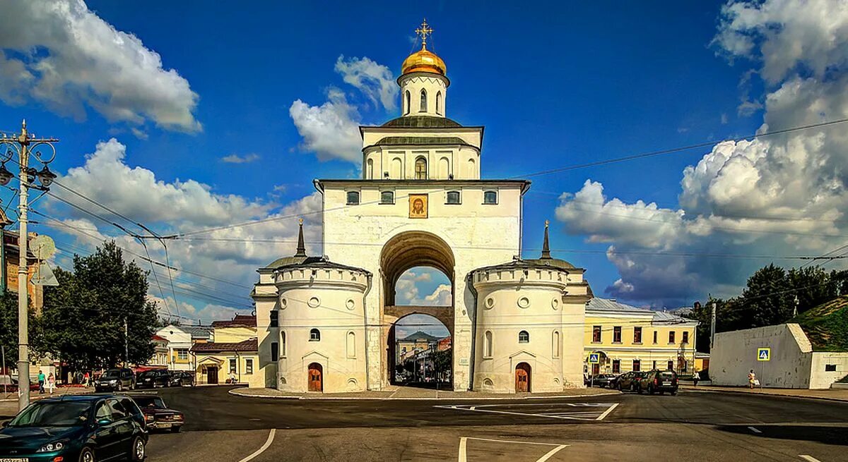 Золотые ворота во Владимире 1158-1164. Золотые ворота Андрея Боголюбского во Владимире 1164.