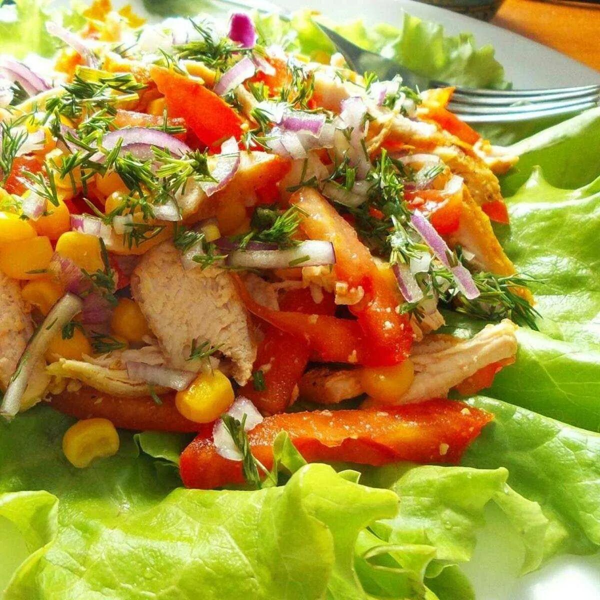 Рецепты салатов с куриным мясом