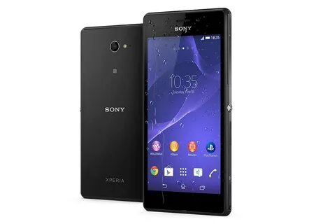 Включается телефон sony