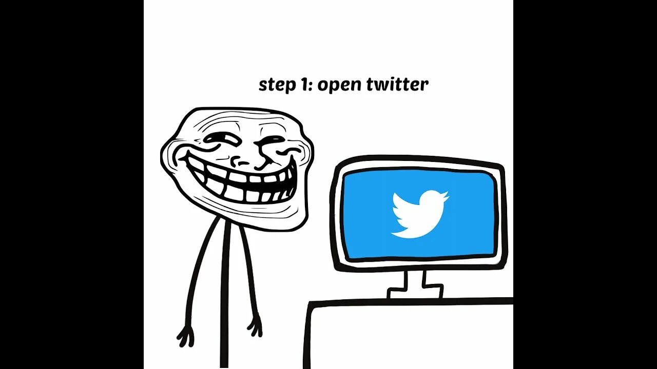 Twitter meme. Trollge. Мем open twitter. Trollge Мем. Step 1 open twitter.