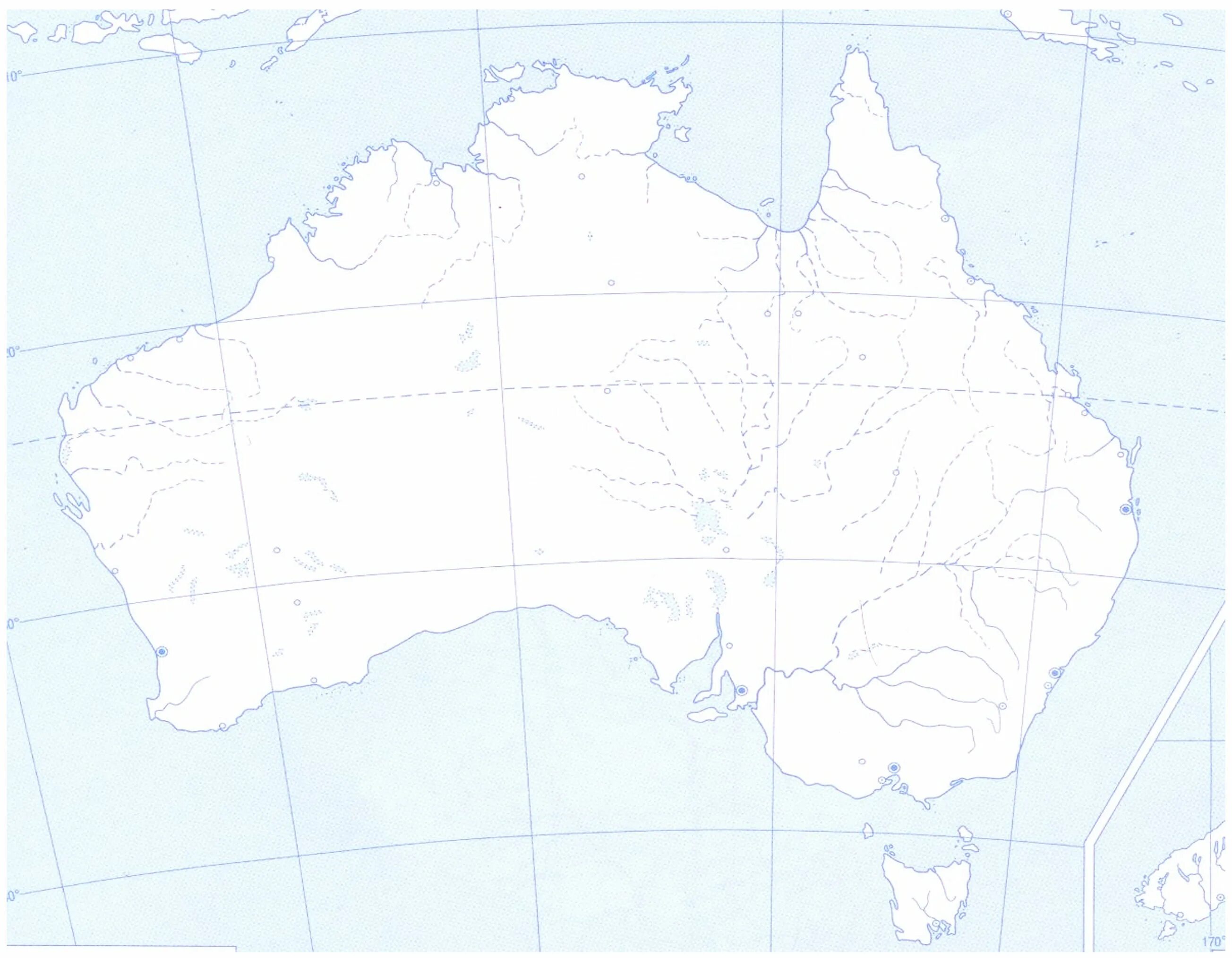 Контурная карта Австралии 7 класс. Политическая карта Австралии контурная карта. Контурная карта Австралия география 4. Политическая контурная карта Австралии.