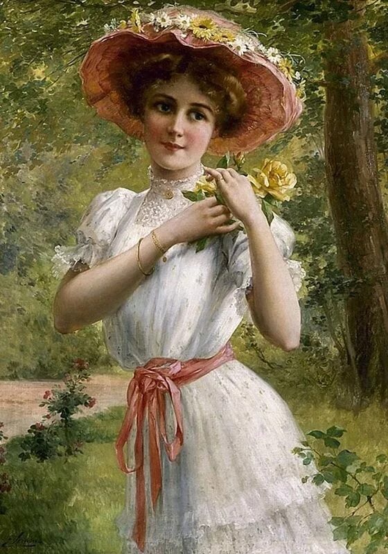 Картина дама. Эмиль Вернон (1872-1919). Французский художник Эмиль Вернон. Французский художник Эмиль Вернон ( Emile Vernon 1872 — 1919),. Эмиль Вернон женские портреты.