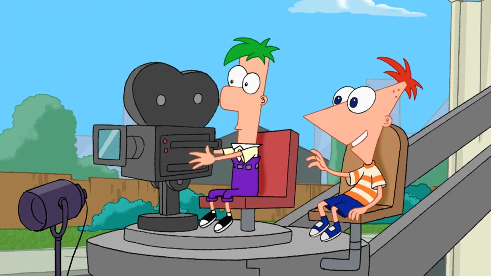 Финис и Ферб. Финес и Ферб Phineas and Ferb,. QBYTC B ATH,.