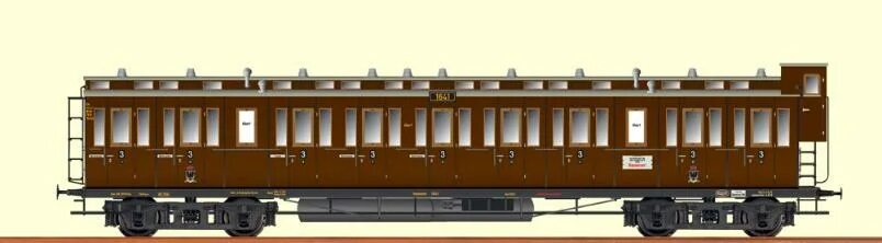 Brawa 45412. K p e v. Br98 паровоз. паровой поезд вид сбоку. паровоз adler.