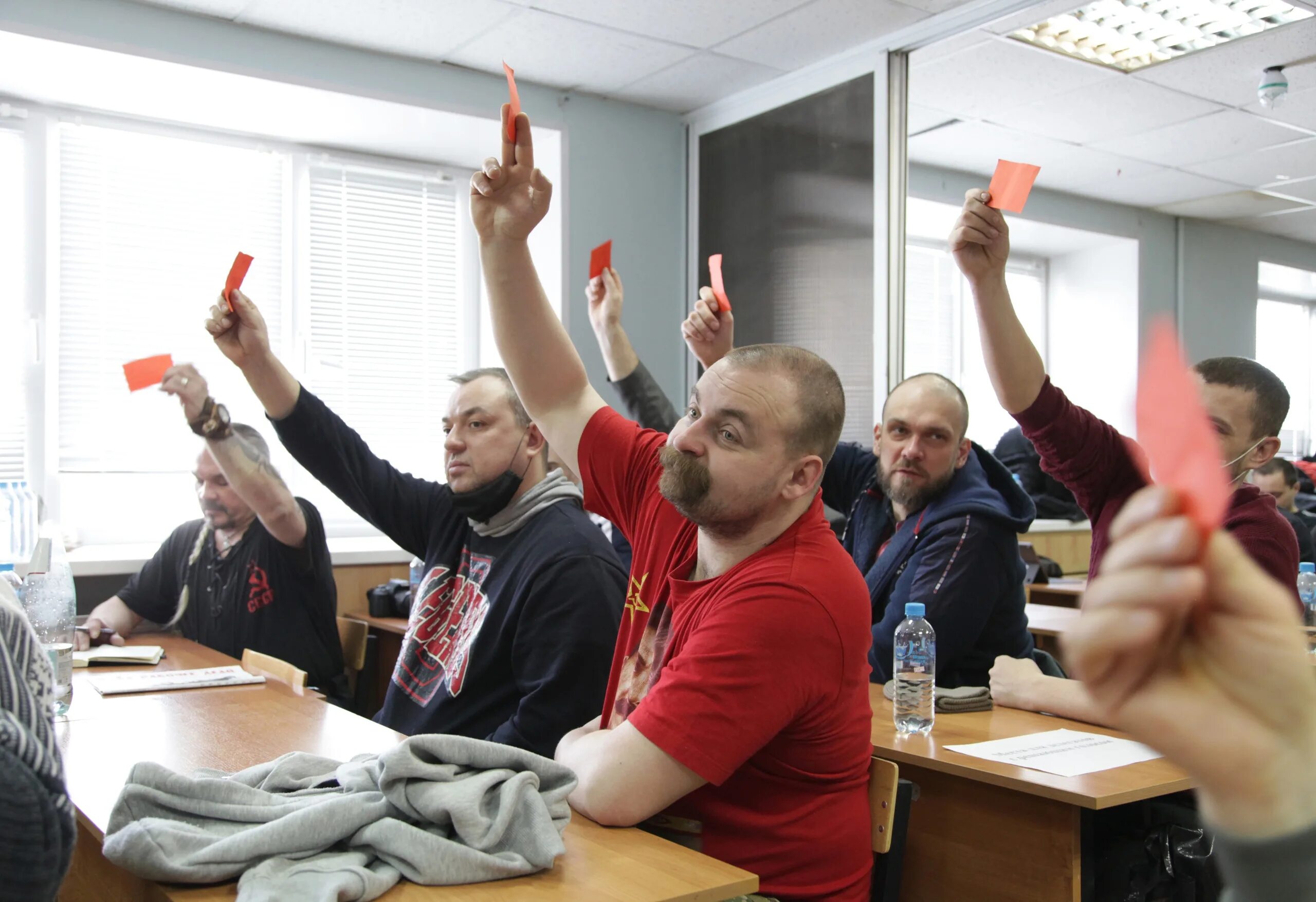 Представители инициативной группы. Фонд рабочей Академии. Борьба профсоюзов.