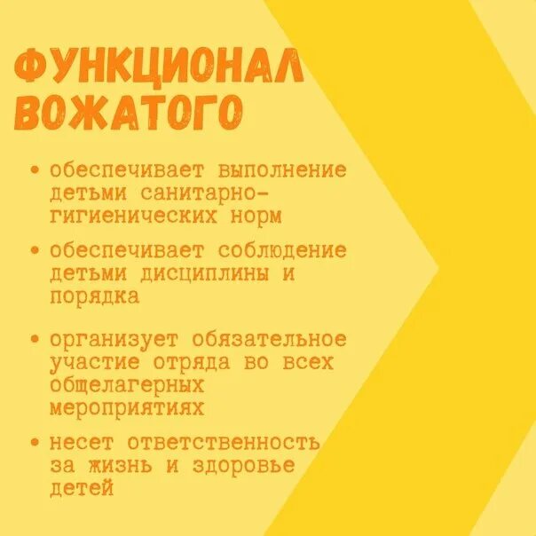 Визитки вожатых