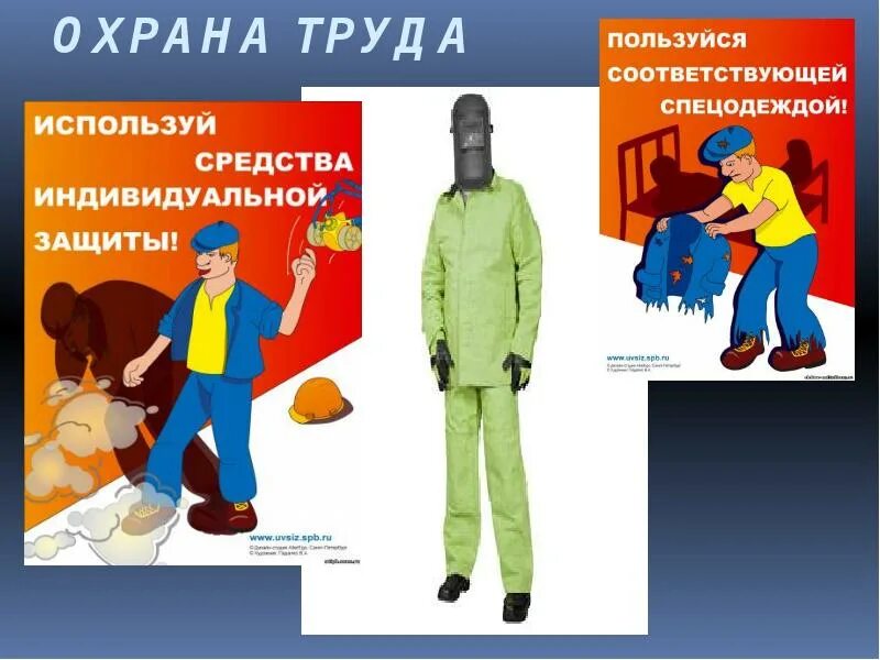 Надеть спецодежду. Надеть спецодежду
