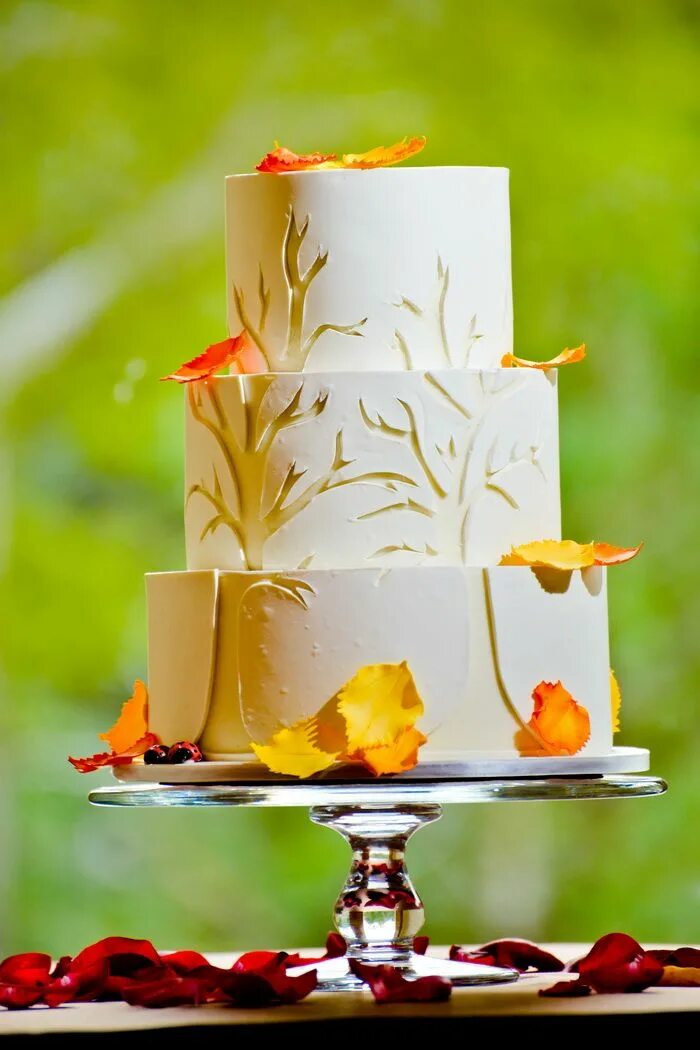 Cake icings. Осенний торт. Красивый тортик осенний. Красивые торты. Свадебный торт в осенней тематике.