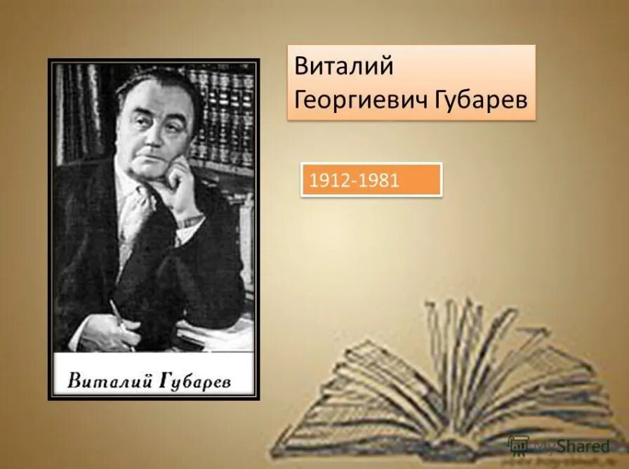 Георгиевич по головам читать. Виталия Георгиевича Губарева (1912–1981).