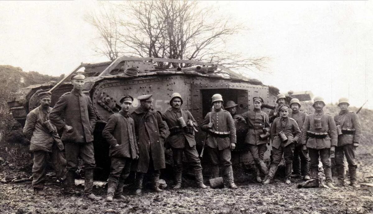 Танковый отряд. Германская армия ПМВ. Солдат германской армии 1914-1918.