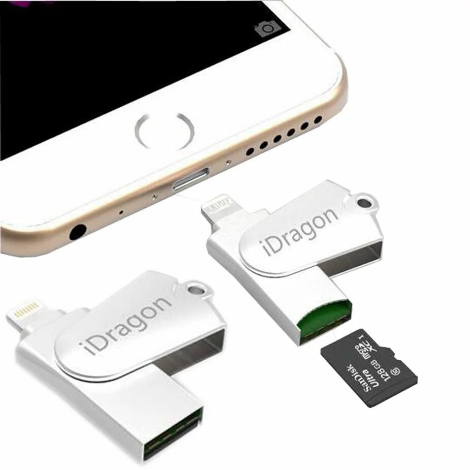 Iphone флеш. Адаптер iphone для USB, SD MICROSD. Адаптер для iphone MICROSD-Lightning OTG. Картридер SD Lightning USB. Накопитель TF микро SD.