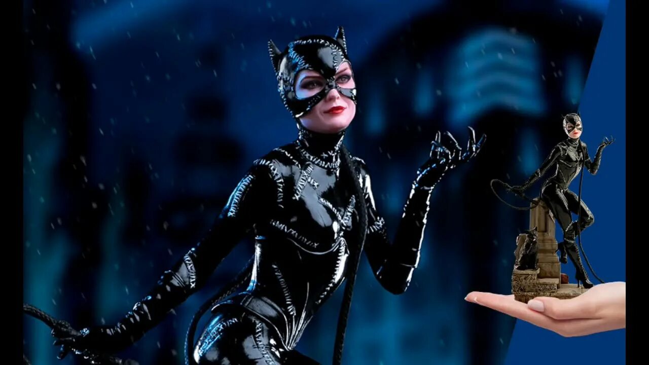 Женщина кошка песни. Catwoman Iron Studios.