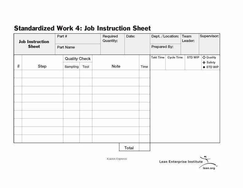 Live working sheet