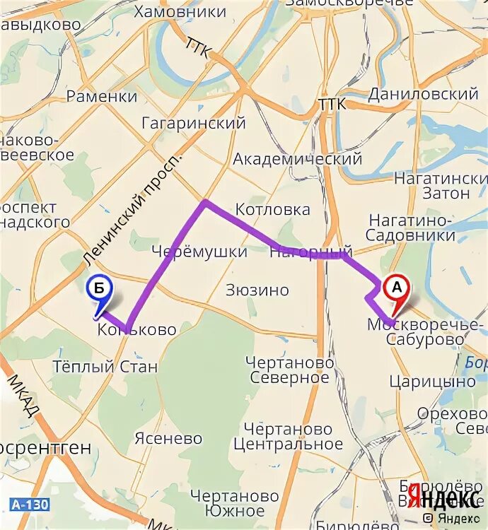 Как доехать до м зюзино