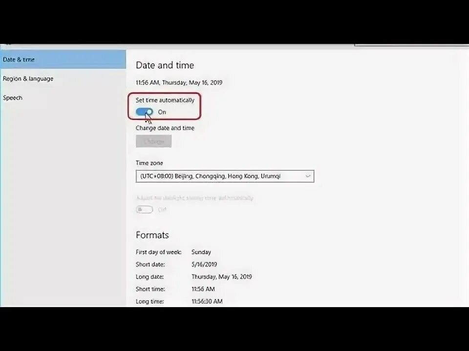 Offset windows. Change time date windows 10. tcc offset time window.