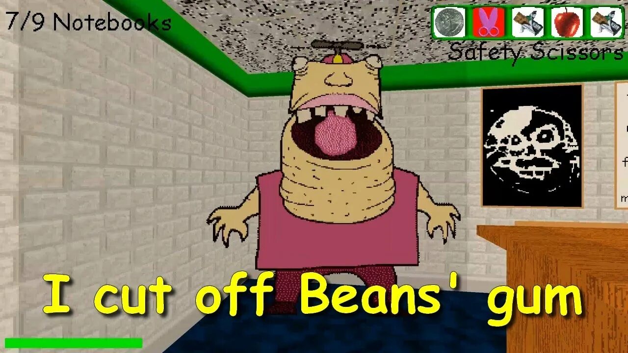 Baldi plus 0.1. Beans Baldi. Beans Baldi Plus. Beans из БАЛДИ. Бинс БАЛДИ Басикс.