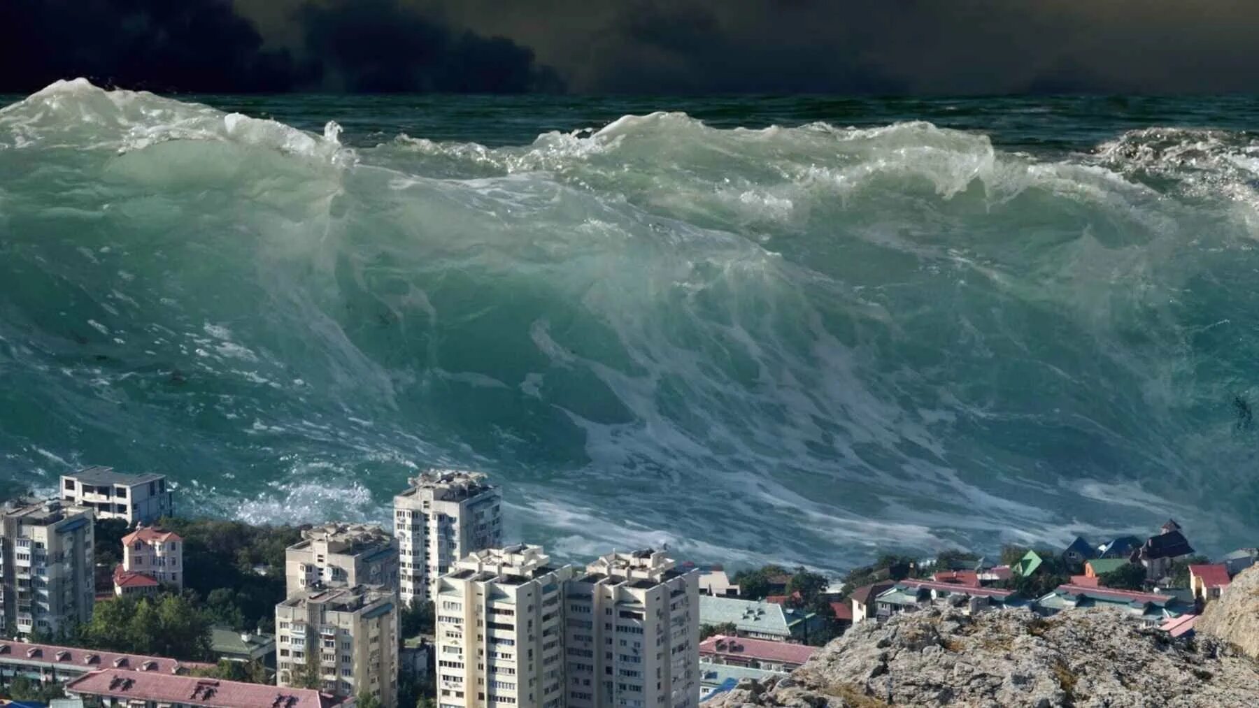 Волны огромные страшные. Волна 40 метров ЦУНАМИ Япония. ЦУНАМИ мегацунами. Гонолулу ЦУНАМИ. ЦУНАМИ В Майами.