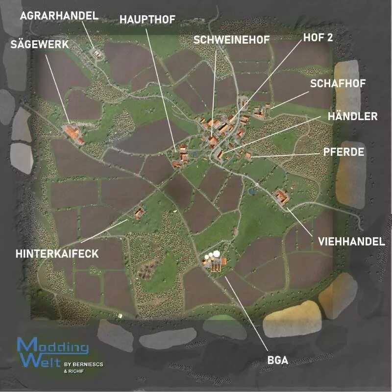 Карты для ФС 19. Hinterkaifeck Map. Карта «Hinterkaifeck» версия 3.0.4 для Farming Simulator 2019 (v1.5.x). Fs19 карты.