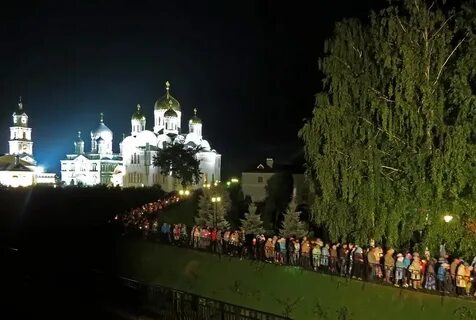 Дивеево подсветка