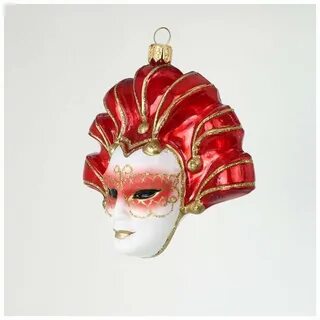 Маска елочные игрушки