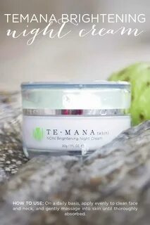 Dec 5, 2018 - This TeMana Brightening Night Cream is the best natural ingre...