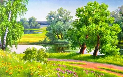 Детские картины пейзажи