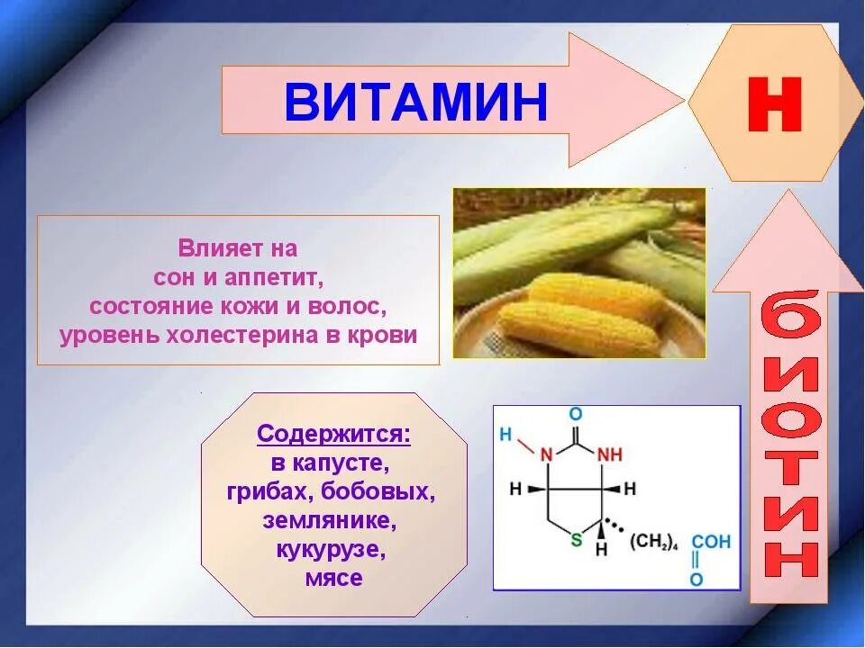 Витамин в 7 в продуктах. Витамин в7 (н, биотин). Дефицит биотина (витамина в7). Витамин н (витамин b7, биотин. Строение витамина в7.