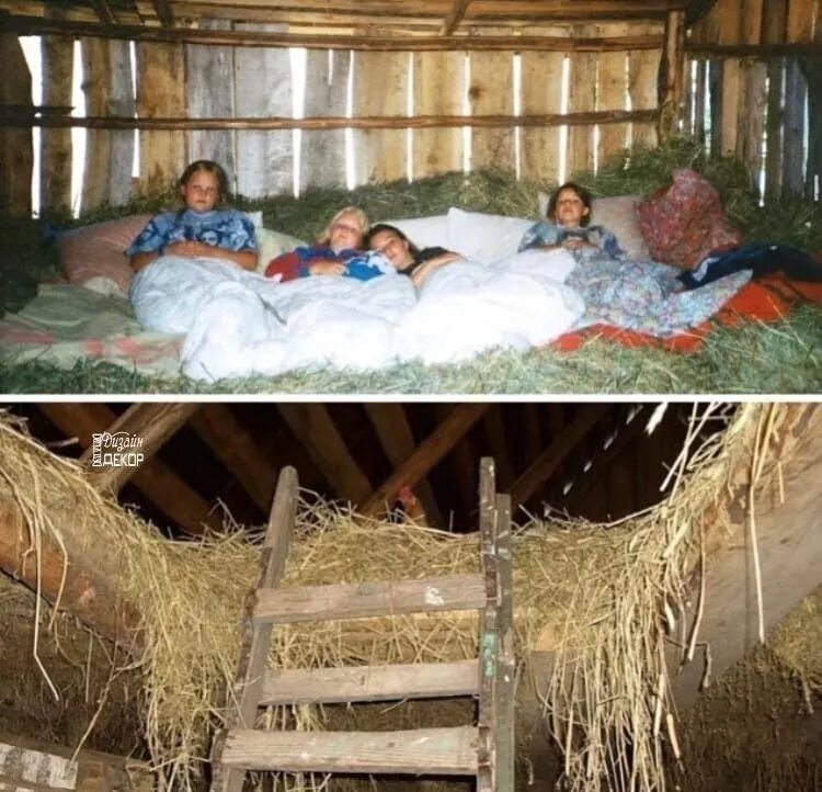 Сеновал хлев. Коровник сено. Спать в сарае. Лежанка из соломы. Сено в сарае.