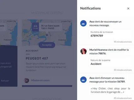 Notification center