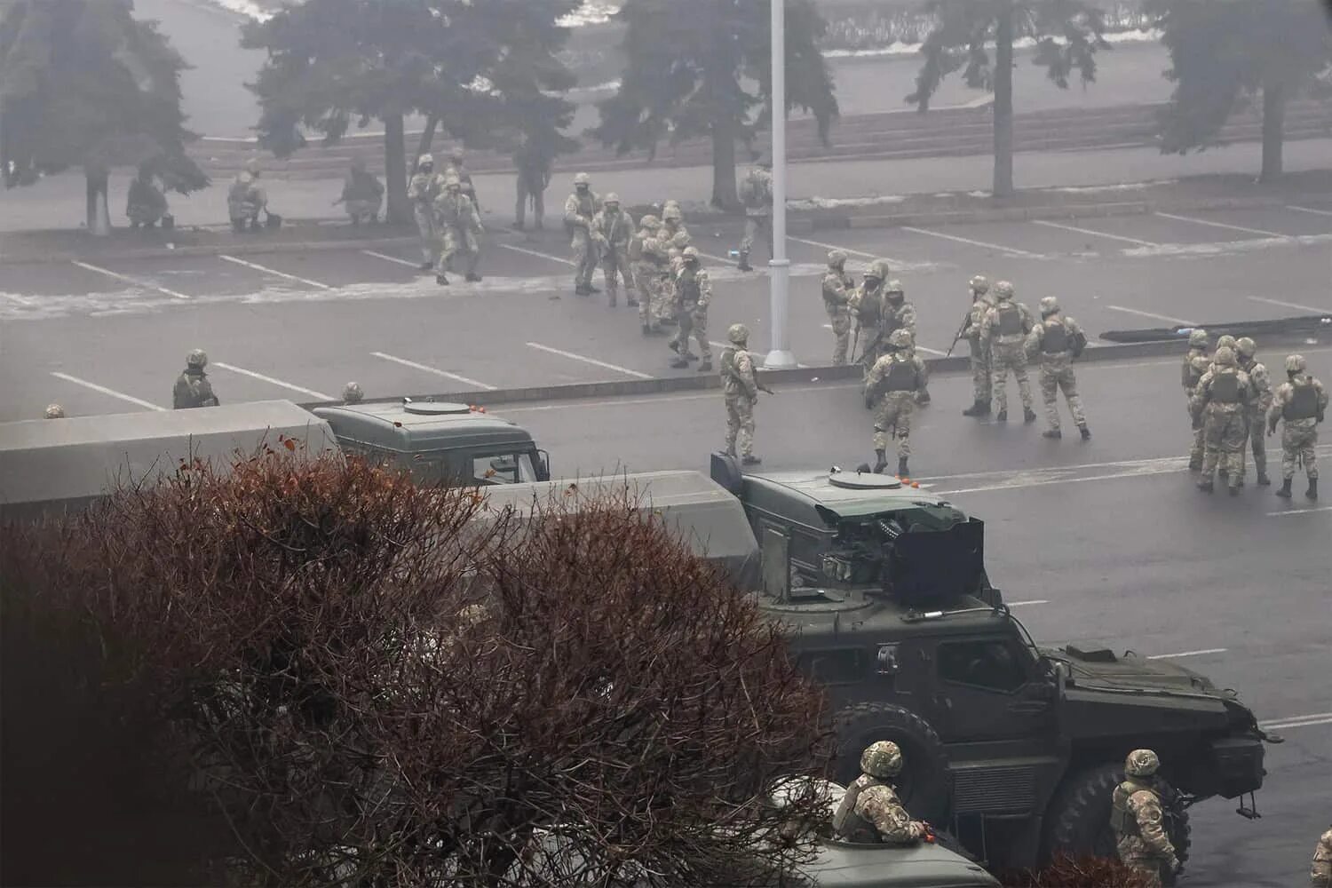 ОДКБ В Казахстане перестрелка. Российские военные в Алма Ате.