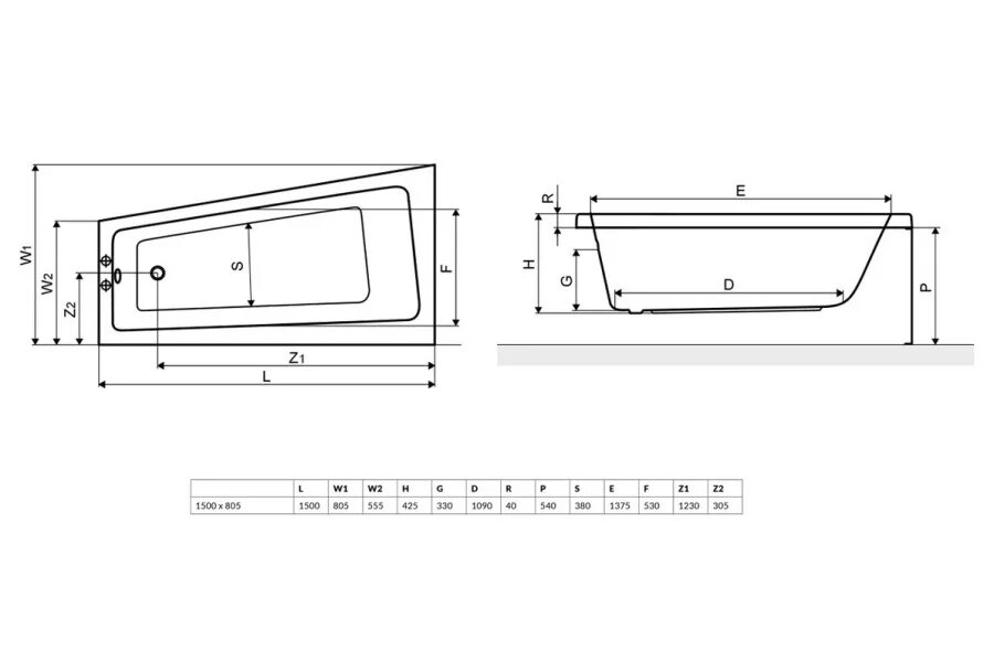 ванна "modern" 150*70 "marka one". акриловая ванна 150x70 l габариты. размер ванны 150. размер ванны 150. ванна devon devon акрил.