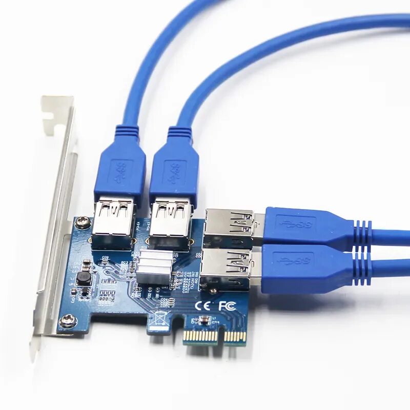 Usb3 - PCI-E x4 райзер. PCI-E to USB 3.0 адаптер. Разветвитель PCI-E x1 to 3. Райзер PCI-E 4x1 на x16.
