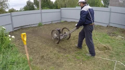 Выровнять участок культиватором