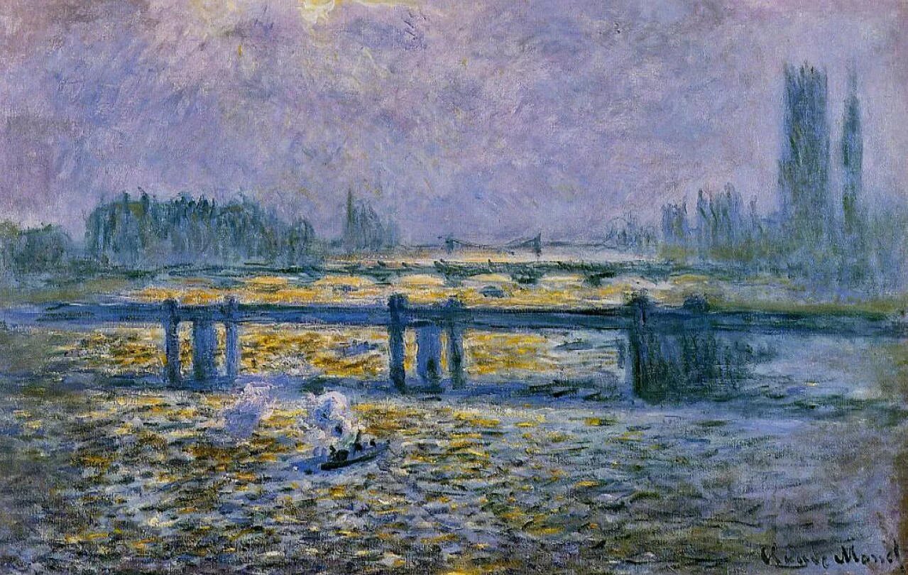 Клод Моне мост Чаринг-кросс. Оскар Клод Моне (Oscar-Claude Monet) -. Картины Моне мост Чаринг-кросс. Мост Ватерлоо картина Клода Моне.