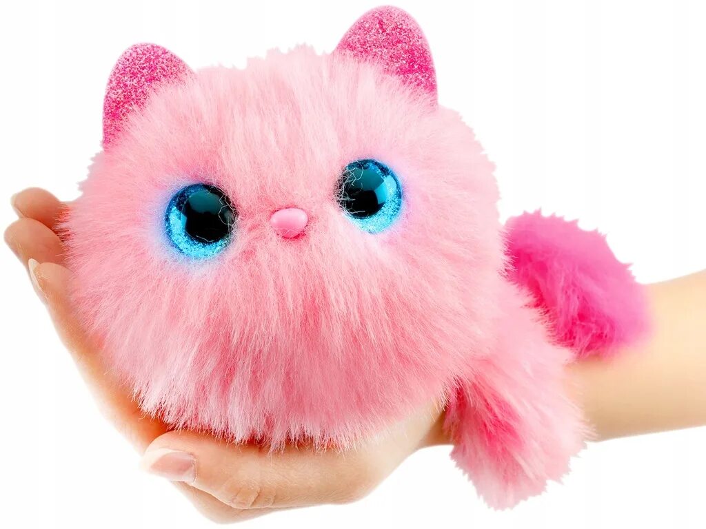 Пушистая игрушка котенок. Интерактивная игрушка pomsies. котенок pomsies. мягкая игрушка pomsies pinky. интерактивная игрушка котёнок помсис pomsies.