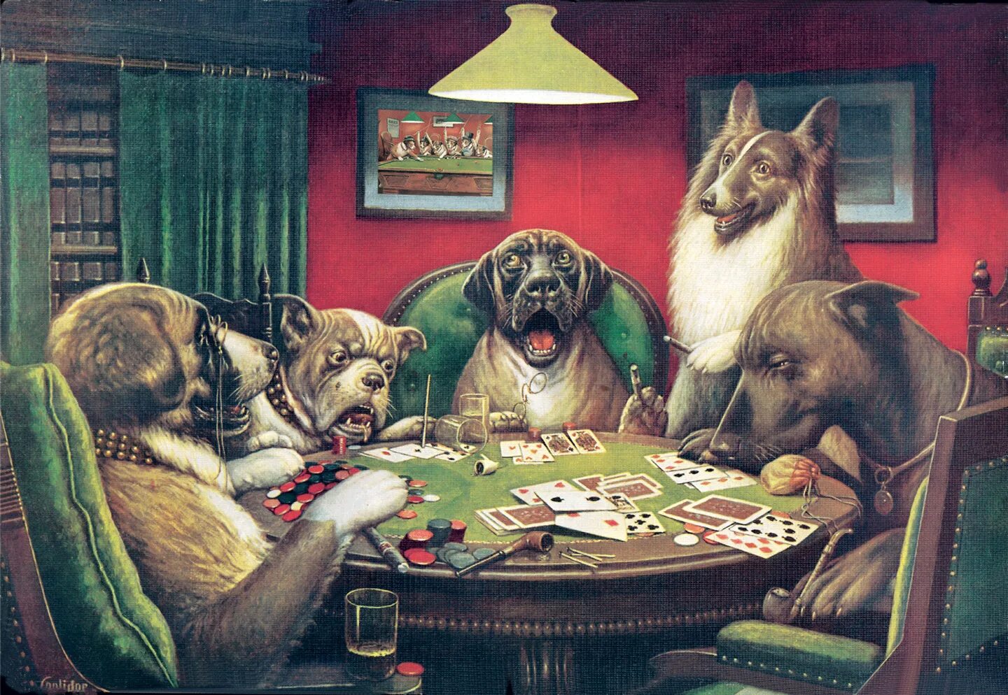 Игра в карты лис. Кассиус Кулидж. Кассиус Кулидж собаки Покер. Кассиус Маркеллус Кулидж собаки. Кулидж собаки играющие в Покер.