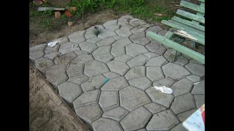 Заливаем дорожку формами