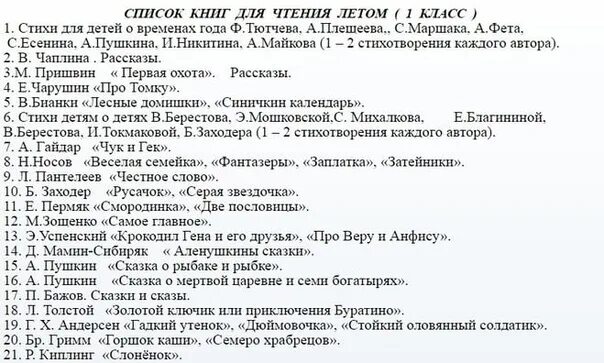 Произведения для 1 класса. Список литературы на лето после 1 класса школа России ФГОС. Литературное чтение 1 класс список литературы на лето школа России. Чтение на лето 1 класс список литературы школа России. Список литературы после 1 класса школа России.