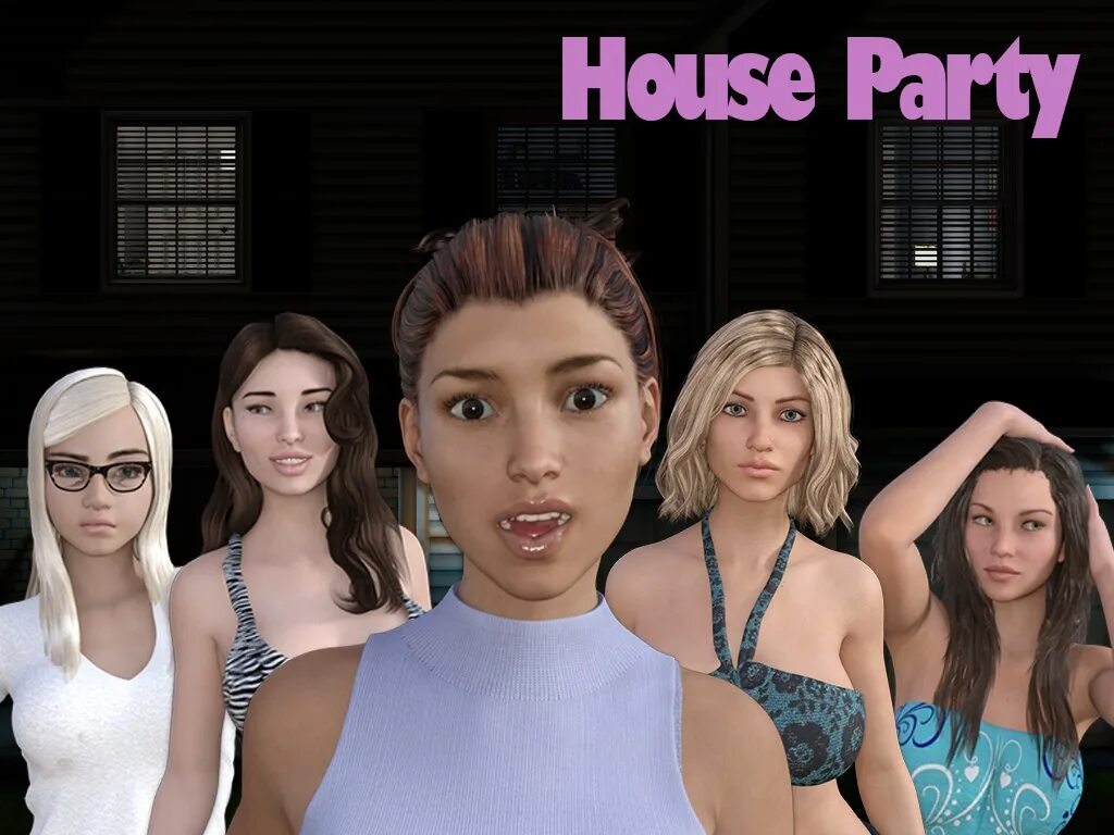 House Party игра. House Party Фрэнк. House Party Эшли. House party сцены