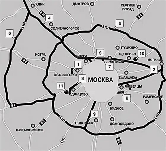 Платные дороги в московской области