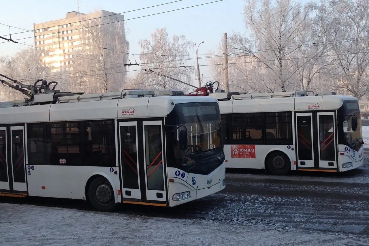 Троллейбус Тольятти. Новый троллейбус. Последний троллейбус. Новогодний троллейбус. Движение 14 троллейбуса